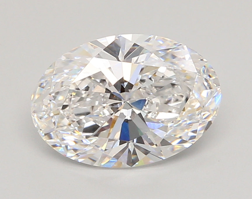 2.51 Carat Oval Shaped, Ideal Cut, E Color, VVS2 Clarity, IGI Certified Lab Grown Diamond