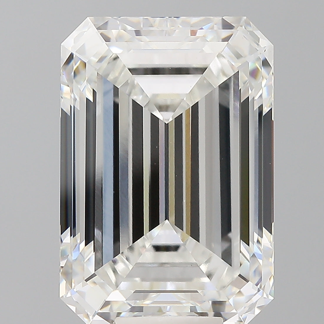 12.56 Carat Emerald Shaped, Ideal Cut, F Color, VS1 Clarity, IGI Certified Lab Grown Diamond
