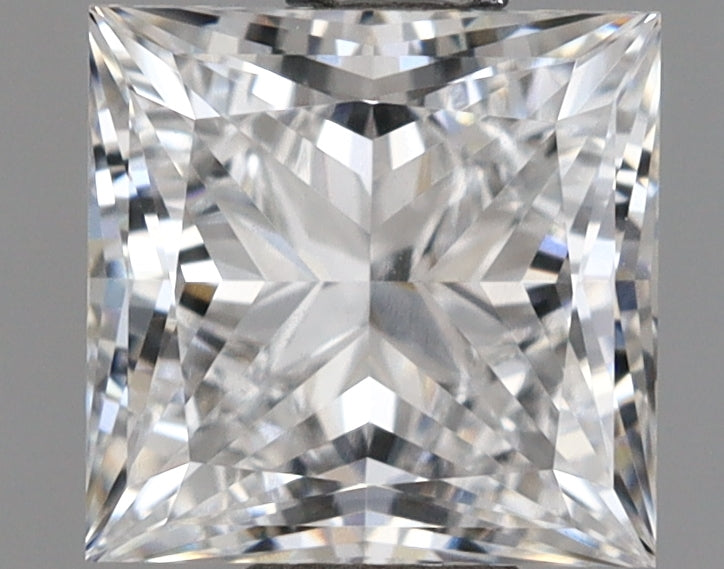 1.07 Carat Princess Shaped, Ideal Cut, E Color, IF Clarity, IGI Certified Lab Grown Diamond