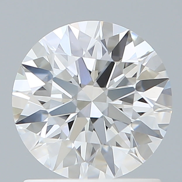 1.27 Carat Round Shaped, Ideal Cut, D Color, VVS2 Clarity, IGI Certified Lab Grown Diamond
