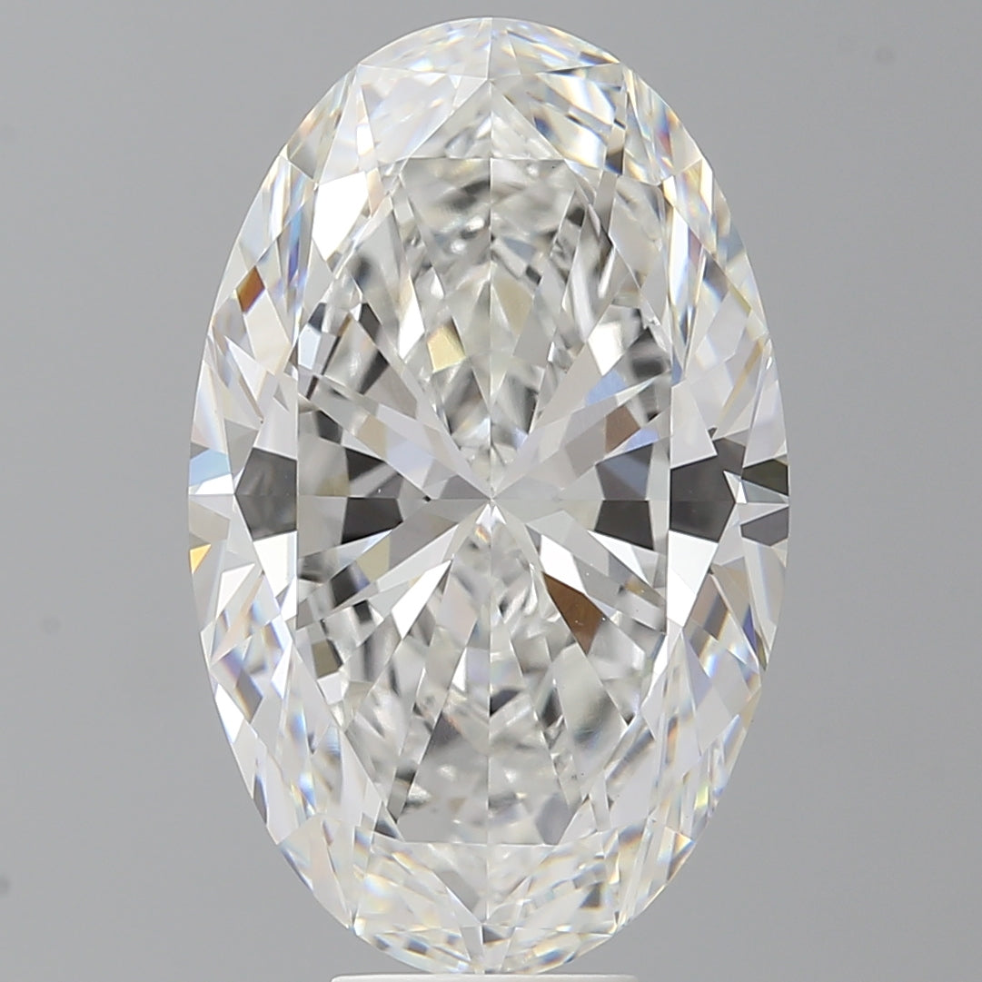 10.07 Carat Oval Shaped, Ideal Cut, F Color, VVS2 Clarity, IGI Certified Lab Grown Diamond