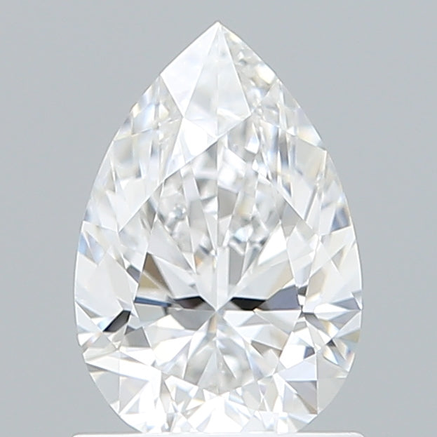 1.06 Carat Pear Shaped, Ideal Cut, D Color, VVS2 Clarity, IGI Certified Lab Grown Diamond