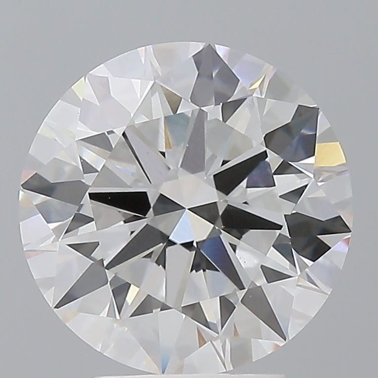 4.02 Carat Round Shaped, Excellent Cut, E Color, VVS2 Clarity, IGI Certified Lab Grown Diamond