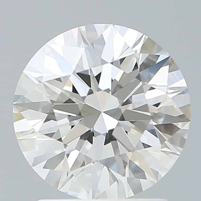 2.00 Carat Round Shaped, Excellent Cut, F Color, VVS2 Clarity, IGI Certified Lab Grown Diamond