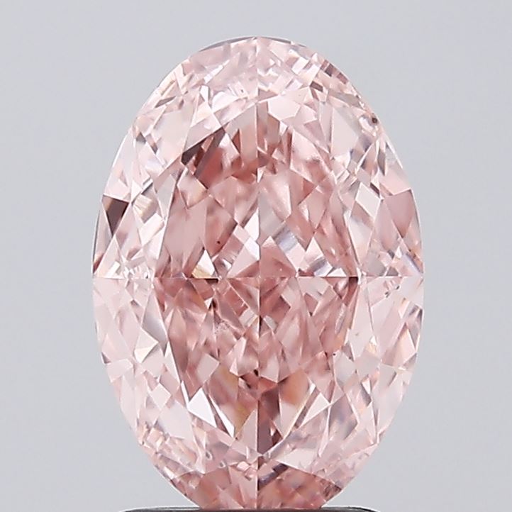 2.43 Carat Oval Shaped, Ideal Cut, VS1 Clarity, IGI Certified Lab Grown Diamond