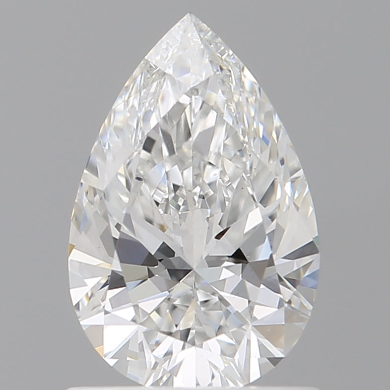 1.09 Carat Pear Shaped, Ideal Cut, E Color, VVS2 Clarity, IGI Certified Lab Grown Diamond