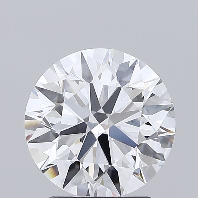 2.34 Carat Round Shaped, Ideal Cut, D Color, VS1 Clarity, IGI Certified Lab Grown Diamond