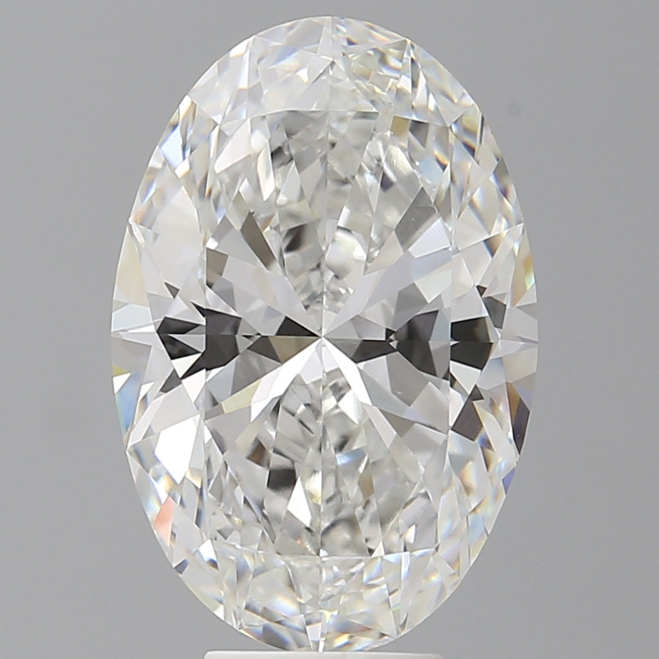 7.07 Carat Oval Shaped, Ideal Cut, F Color, VVS2 Clarity, IGI Certified Lab Grown Diamond