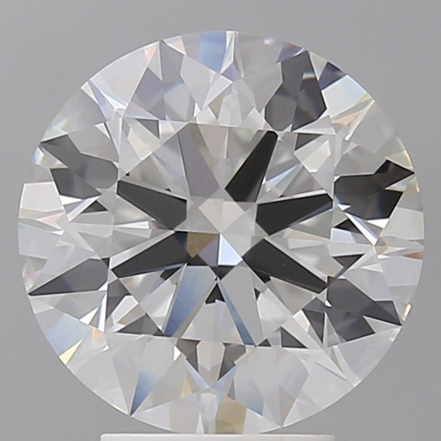 4.10 Carat Round Shaped, Ideal Cut, E Color, VVS2 Clarity, IGI Certified Lab Grown Diamond
