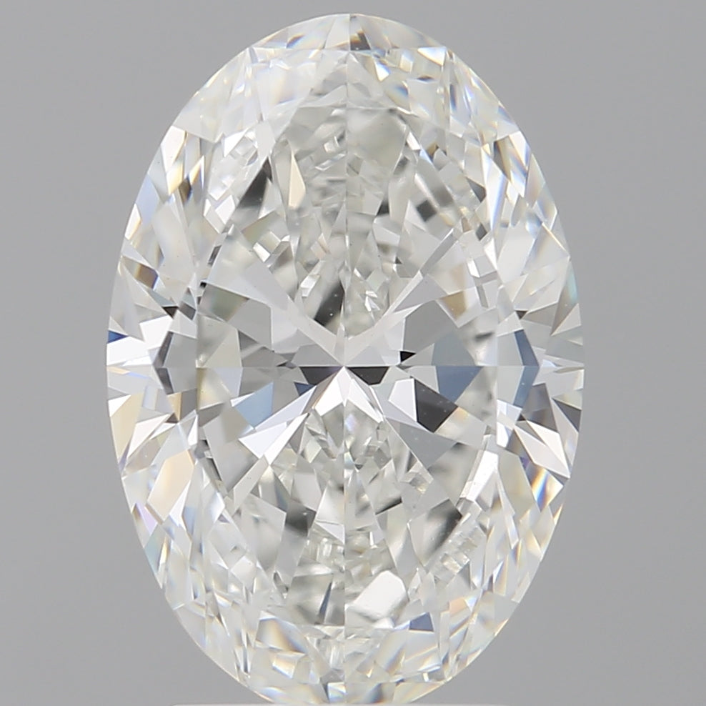 3.04 Carat Oval Shaped, Excellent Cut, F Color, VVS2 Clarity, IGI Certified Lab Grown Diamond