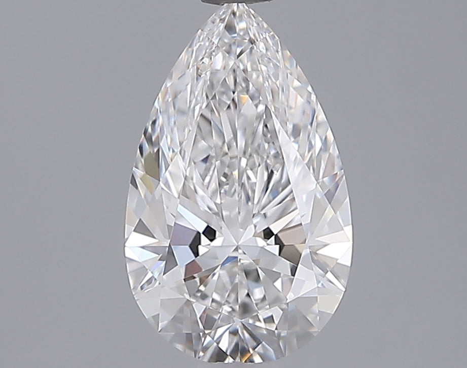 1.56 Carat Pear Shaped, Ideal Cut, D Color, VVS2 Clarity, IGI Certified Lab Grown Diamond