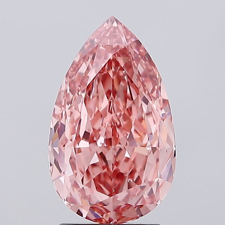 3.01 Carat Pear Shaped, Ideal Cut, VS1 Clarity, IGI Certified Lab Grown Diamond
