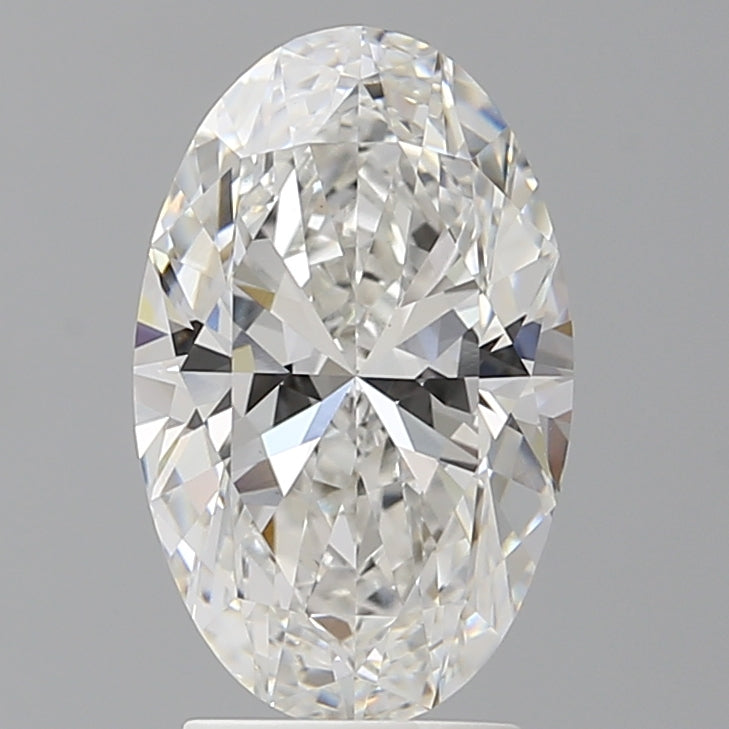 3.02 Carat Oval Shaped, Ideal Cut, E Color, VVS2 Clarity, IGI Certified Lab Grown Diamond