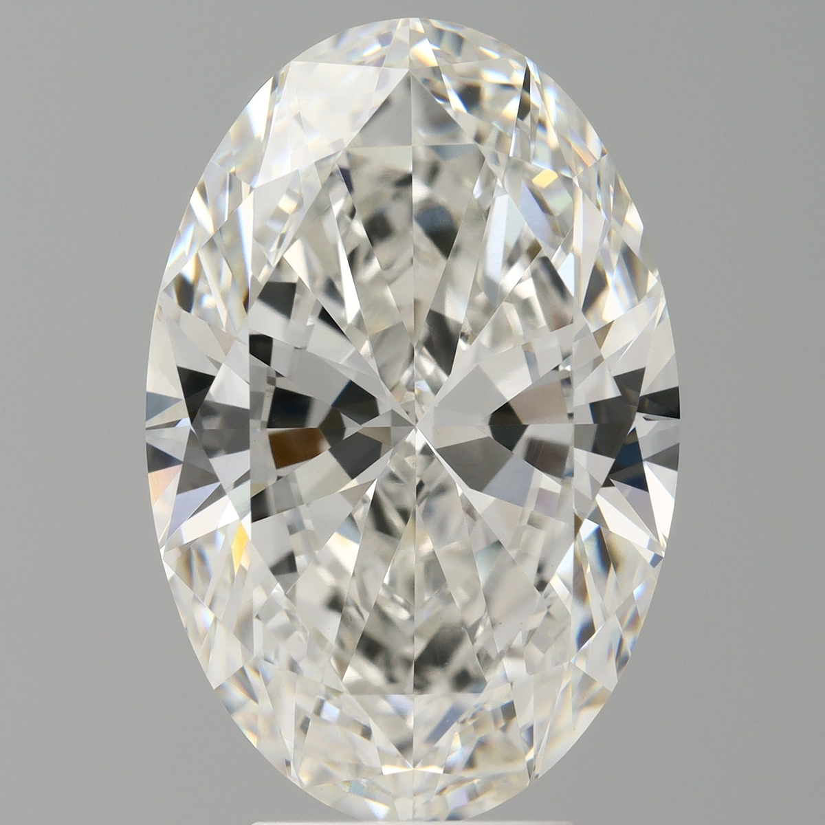5.55 Carat Oval Shaped, Ideal Cut, F Color, VVS2 Clarity, IGI Certified Lab Grown Diamond