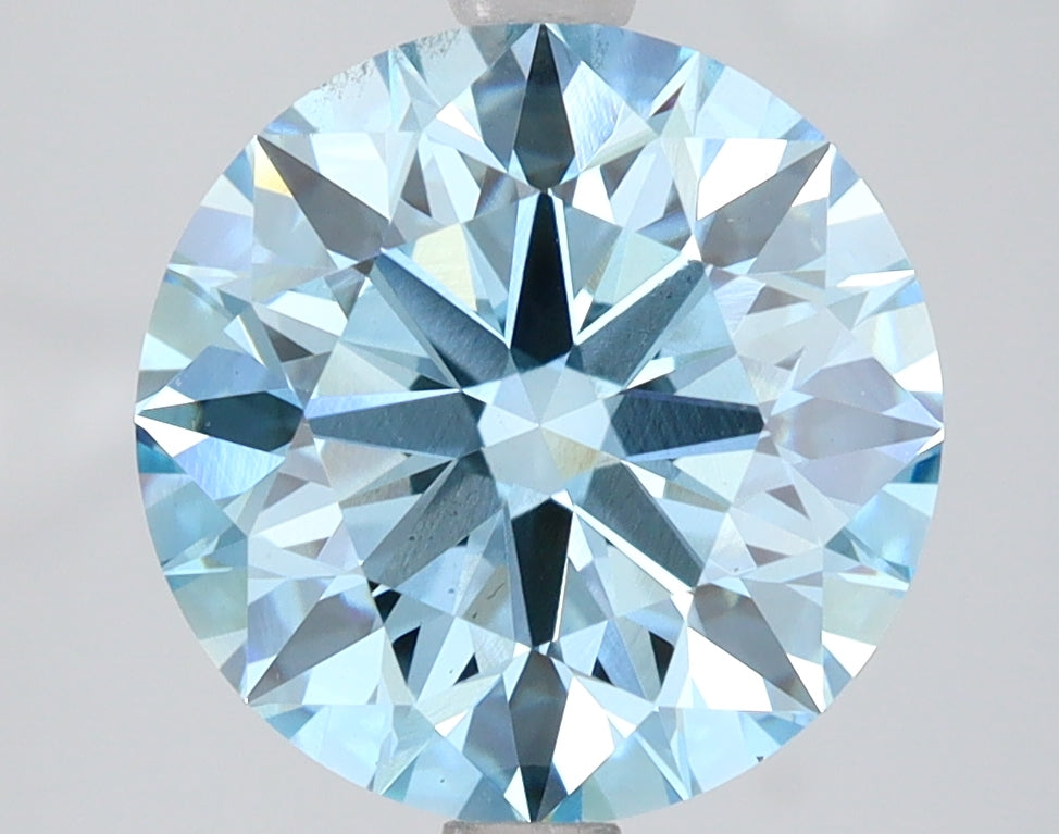 4.01 Carat Round Shaped, Ideal Cut, VS2 Clarity, IGI Certified Lab Grown Diamond
