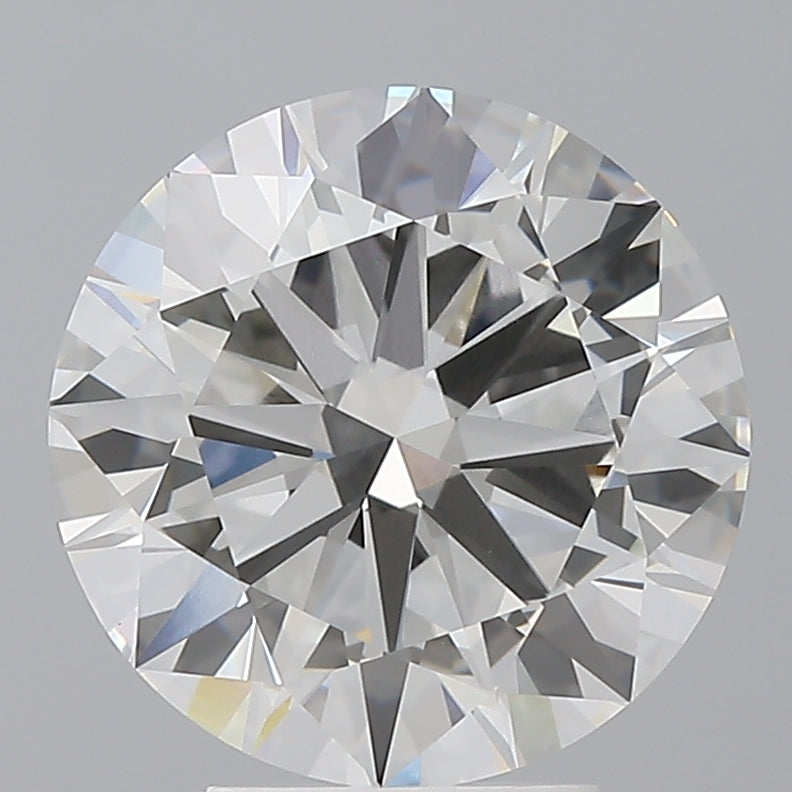 4.50 Carat Round Shaped, Excellent Cut, E Color, VVS2 Clarity, IGI Certified Lab Grown Diamond