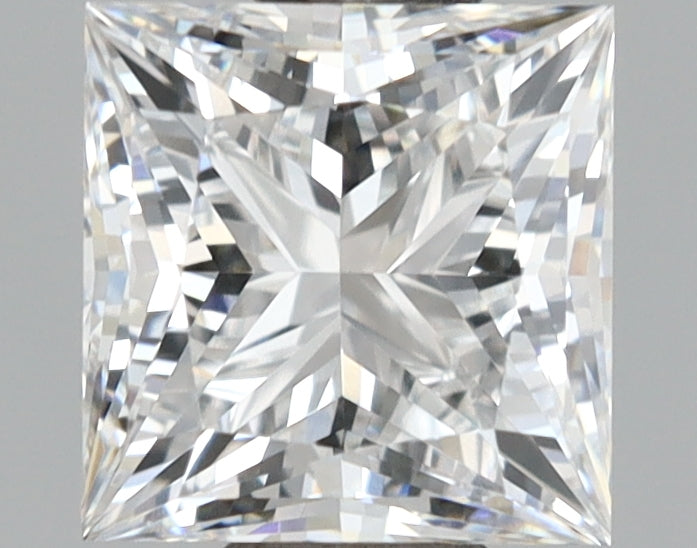 1.01 Carat Princess Shaped, Excellent Cut, D Color, VVS1 Clarity, IGI Certified Lab Grown Diamond