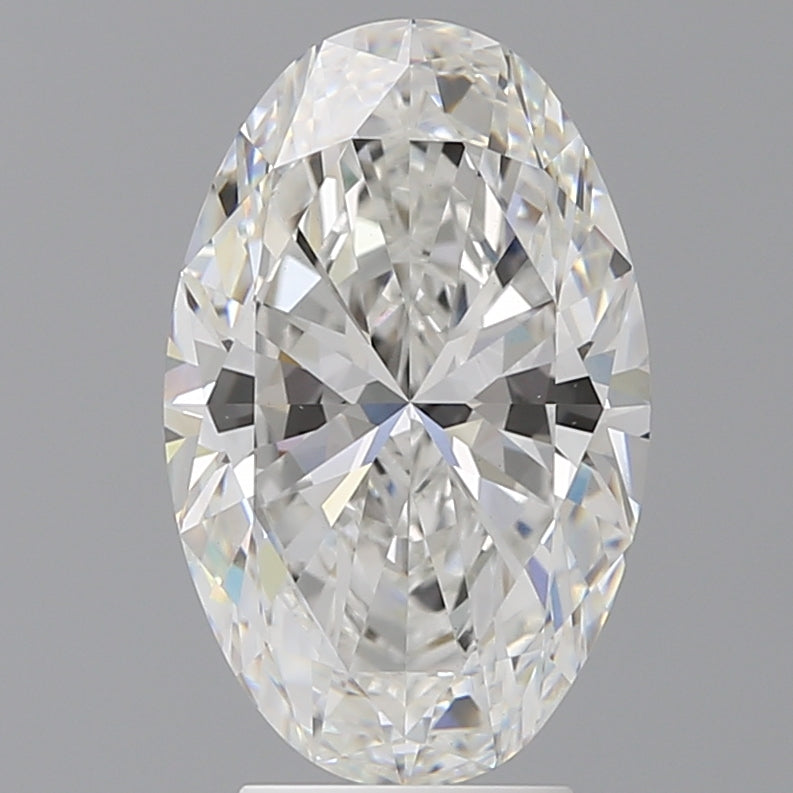 4.00 Carat Oval Shaped, Ideal Cut, F Color, VVS2 Clarity, IGI Certified Lab Grown Diamond