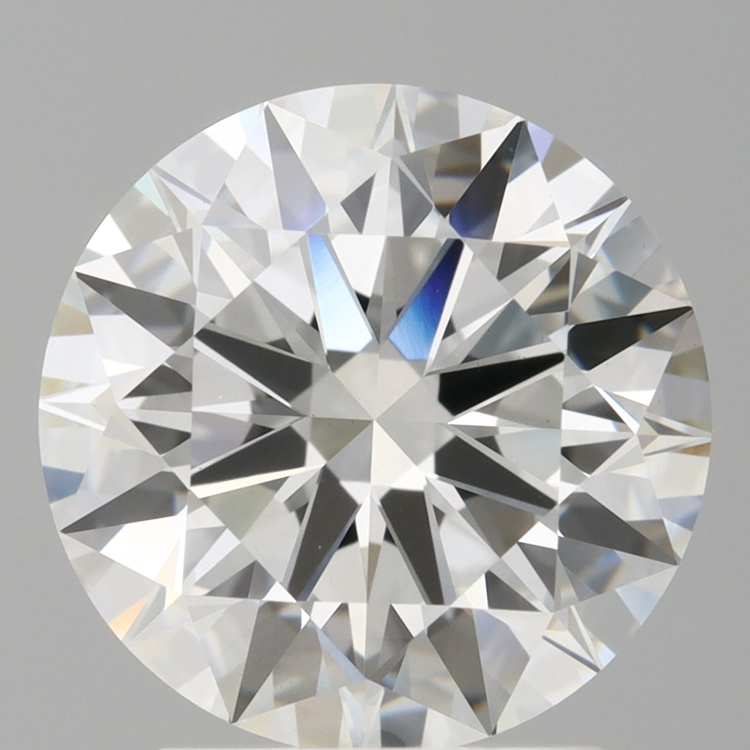 2.60 Carat Round Shaped, Ideal Cut, E Color, VVS2 Clarity, IGI Certified Lab Grown Diamond