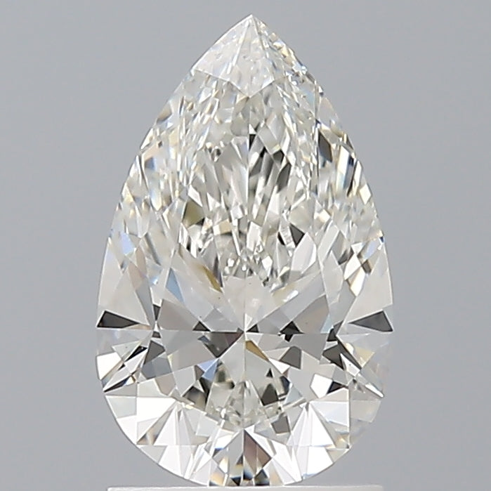 1.52 Carat Pear Shaped, Ideal Cut, G Color, VVS2 Clarity, IGI Certified Lab Grown Diamond