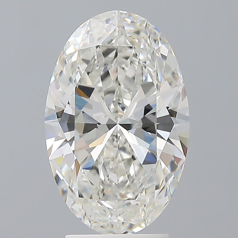 3.50 Carat Oval Shaped, Ideal Cut, F Color, VVS2 Clarity, IGI Certified Lab Grown Diamond