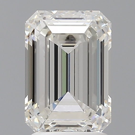 2.47 Carat Emerald Shaped, Ideal Cut, F Color, VVS2 Clarity, IGI Certified Lab Grown Diamond