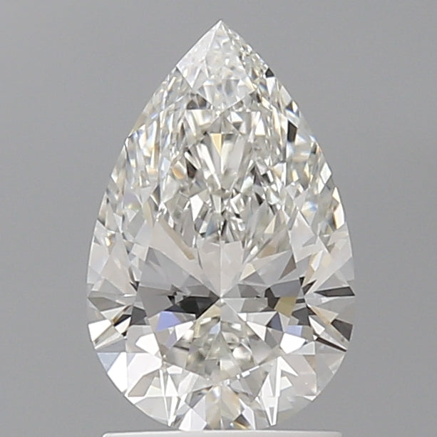 1.59 Carat Pear Shaped, Ideal Cut, F Color, VVS2 Clarity, IGI Certified Lab Grown Diamond