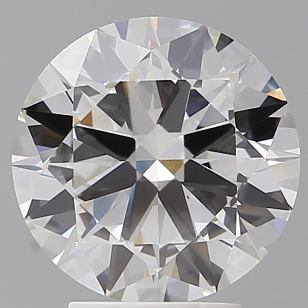 3.52 Carat Round Shaped, Excellent Cut, F Color, VVS2 Clarity, IGI Certified Lab Grown Diamond