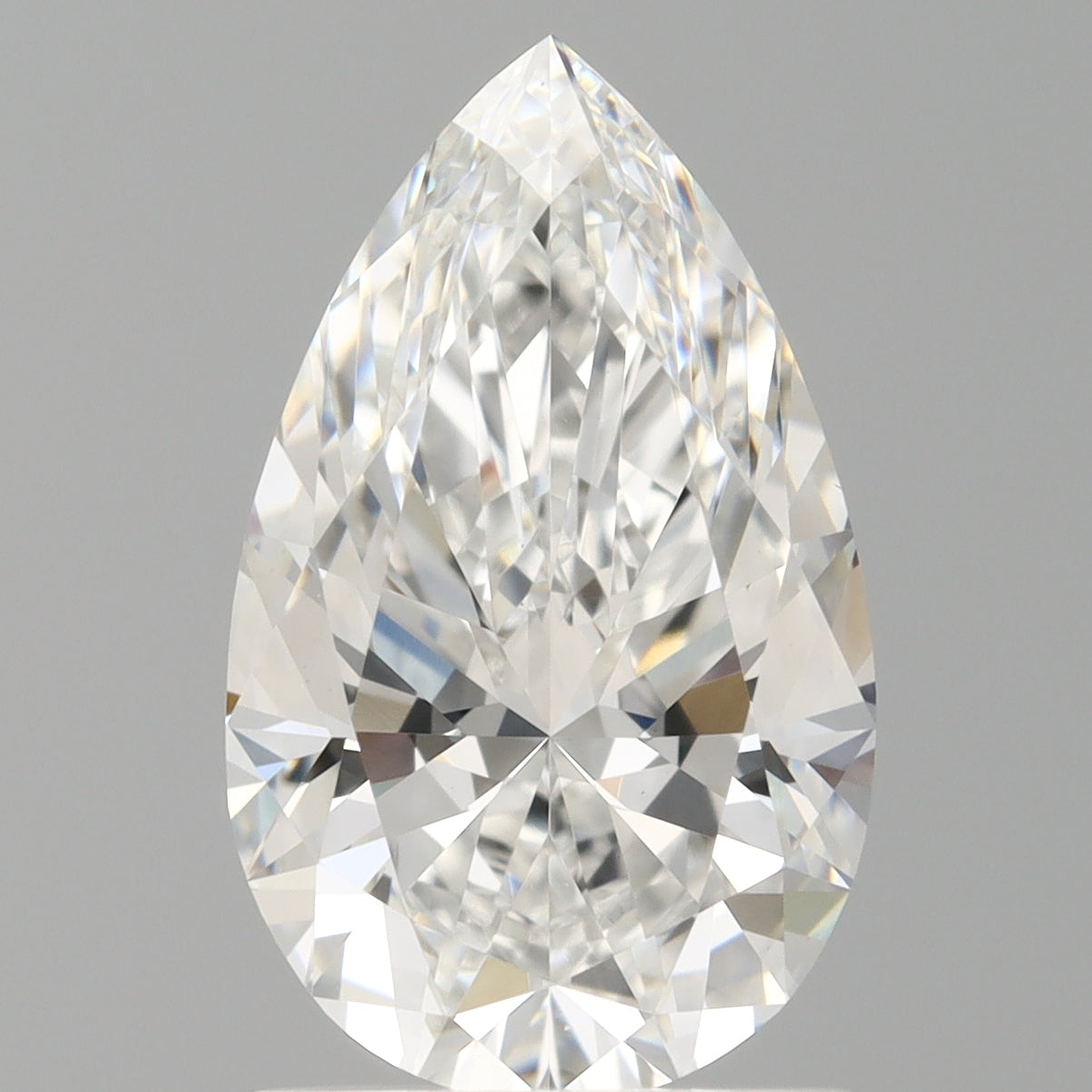 1.59 Carat Pear Shaped, Ideal Cut, E Color, VVS2 Clarity, IGI Certified Lab Grown Diamond