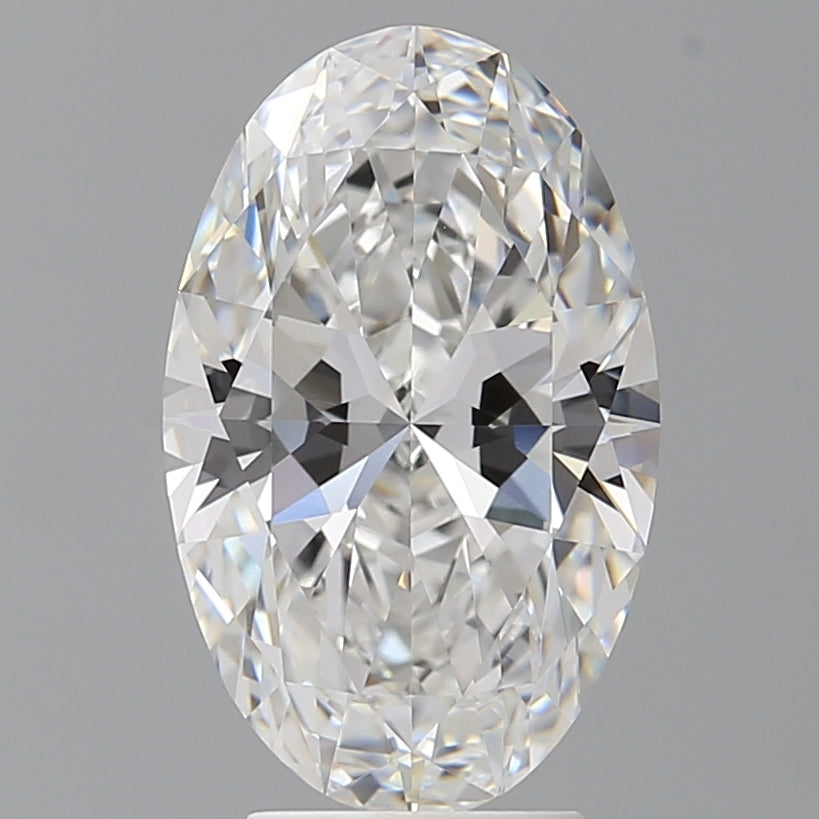 4.03 Carat Oval Shaped, Ideal Cut, E Color, VVS2 Clarity, IGI Certified Lab Grown Diamond