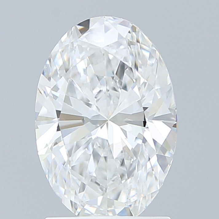 1.71 Carat Oval Shaped, Ideal Cut, E Color, VVS2 Clarity, IGI Certified Lab Grown Diamond