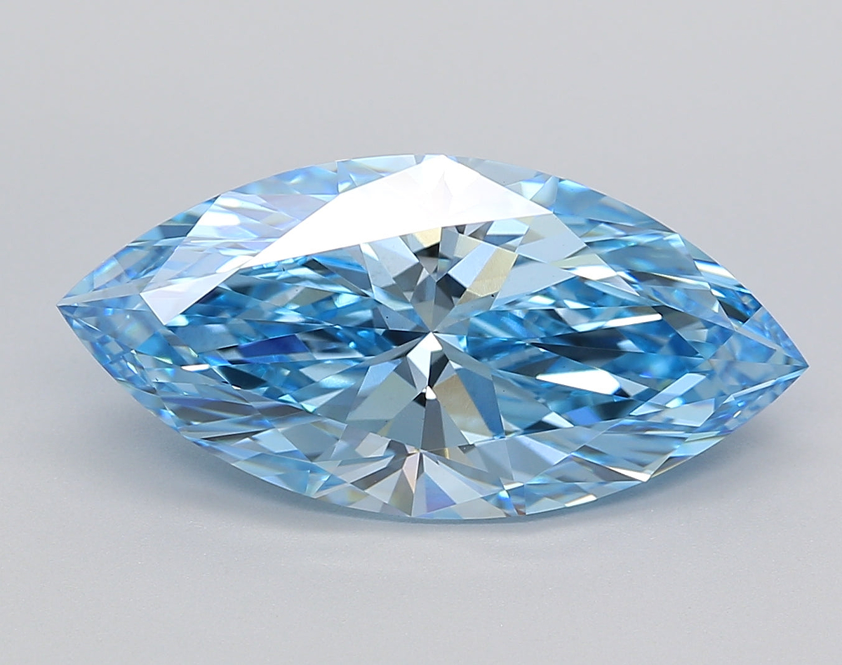 5.23 Carat Marquise Shaped, Ideal Cut, VS1 Clarity, IGI Certified Lab Grown Diamond
