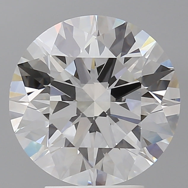 4.03 Carat Round Shaped, Ideal Cut, E Color, VVS2 Clarity, IGI Certified Lab Grown Diamond