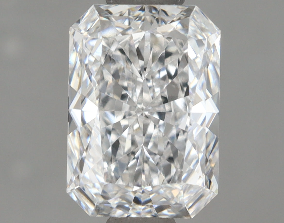 1.64 Carat Radiant Shaped, Ideal Cut, E Color, VS1 Clarity, IGI Certified Lab Grown Diamond