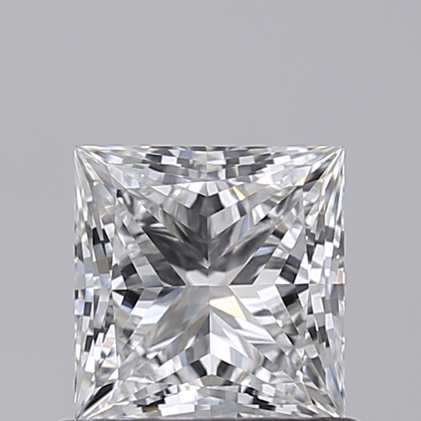 0.73 Carat Princess Shaped, Excellent Cut, E Color, VVS1 Clarity, IGI Certified Lab Grown Diamond