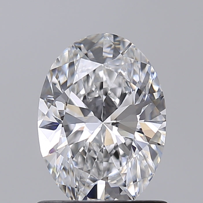 1.00 Carat Oval Shaped, Excellent Cut, D Color, VVS2 Clarity, IGI Certified Lab Grown Diamond
