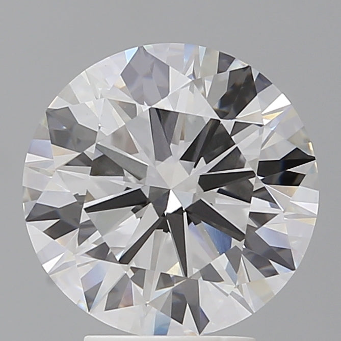 4.02 Carat Round Shaped, Ideal Cut, E Color, VVS2 Clarity, IGI Certified Lab Grown Diamond