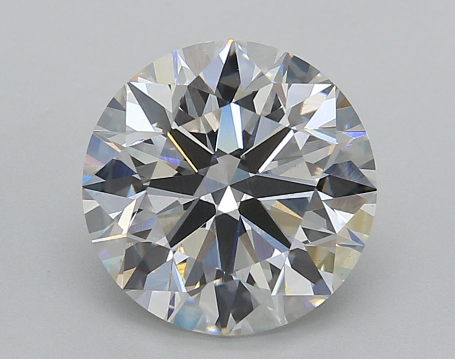 3.01 Carat Round Shaped, Ideal Cut, F Color, VVS2 Clarity, IGI Certified Lab Grown Diamond