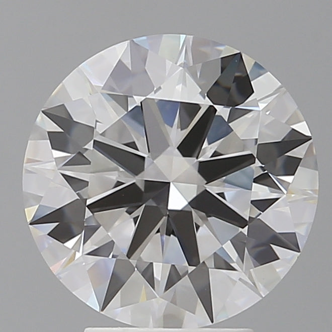 4.09 Carat Round Shaped, Ideal Cut, F Color, VVS2 Clarity, IGI Certified Lab Grown Diamond