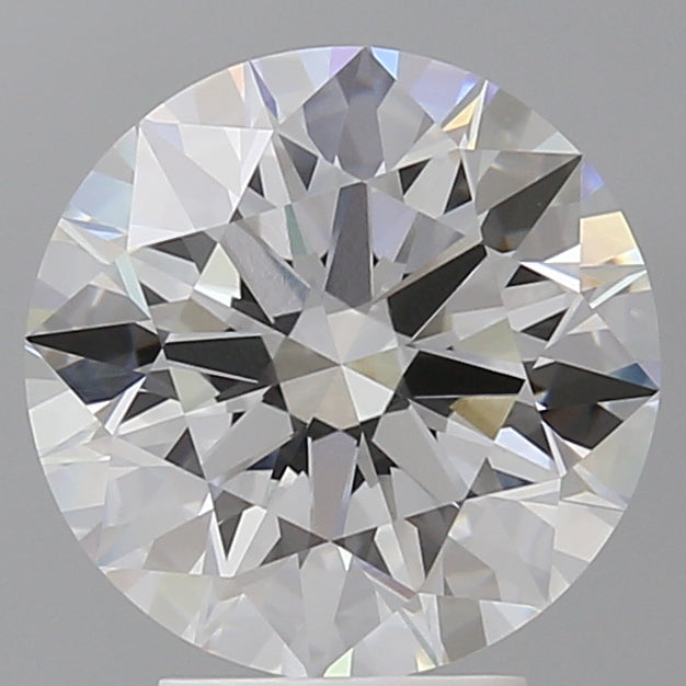 4.09 Carat Round Shaped, Ideal Cut, E Color, VVS2 Clarity, IGI Certified Lab Grown Diamond