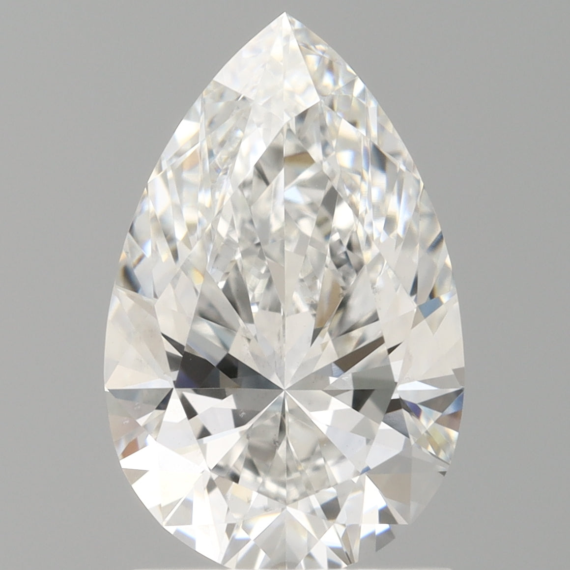 1.57 Carat Pear Shaped, Ideal Cut, E Color, VVS2 Clarity, IGI Certified Lab Grown Diamond