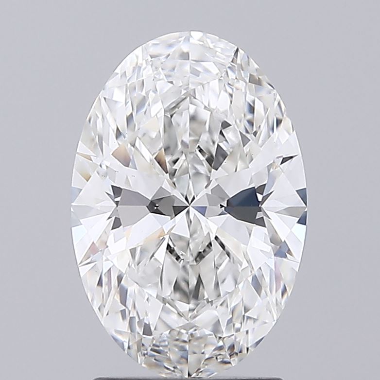 2.12 Carat Oval Shaped, Ideal Cut, E Color, VS1 Clarity, IGI Certified Lab Grown Diamond