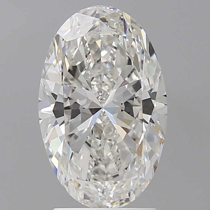 2.60 Carat Oval Shaped, Ideal Cut, F Color, VVS2 Clarity, IGI Certified Lab Grown Diamond