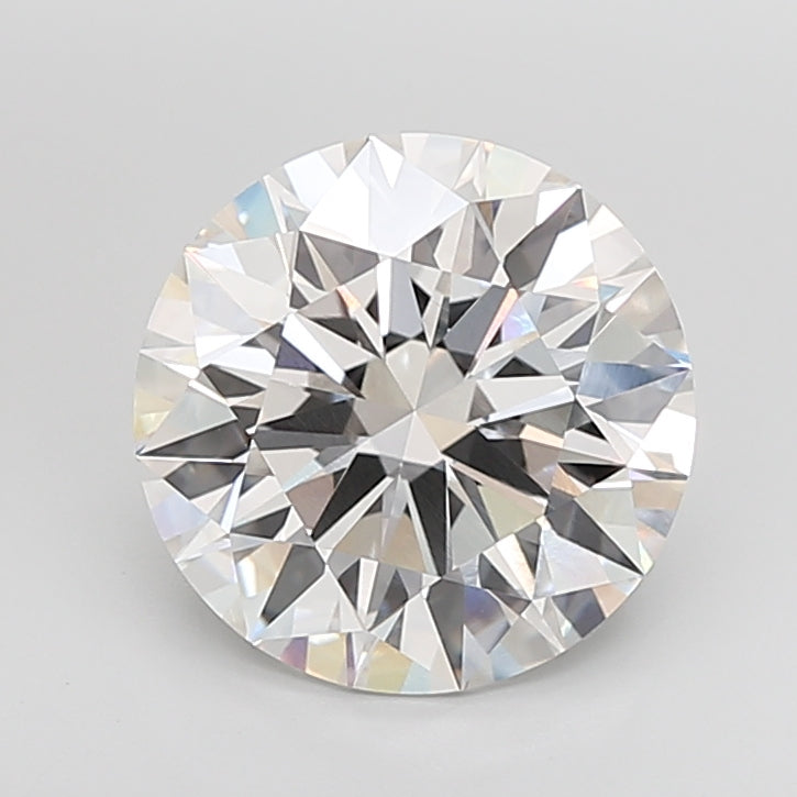 7.09 Carat Round Shaped, Ideal Cut, F Color, VVS2 Clarity, IGI Certified Lab Grown Diamond