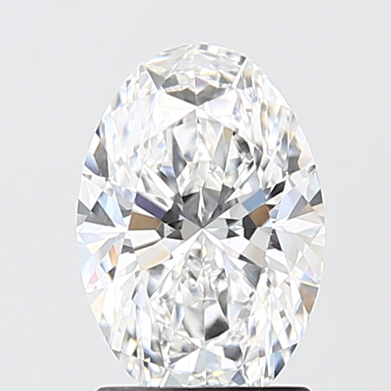 1.55 Carat Oval Shaped, Ideal Cut, D Color, VVS2 Clarity, IGI Certified Lab Grown Diamond