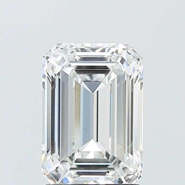 2.02 Carat Emerald Shaped, Ideal Cut, D Color, VVS2 Clarity, IGI Certified Lab Grown Diamond