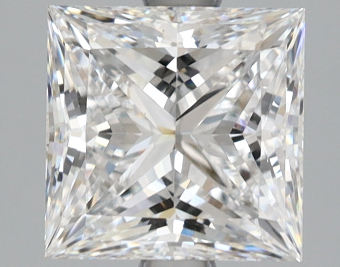 2.10 Carat Princess Shaped, Excellent Cut, D Color, VVS2 Clarity, IGI Certified Lab Grown Diamond