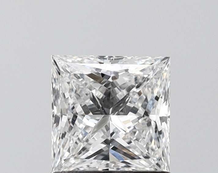 1.03 Carat Princess Shaped, Excellent Cut, E Color, VS1 Clarity, IGI Certified Lab Grown Diamond