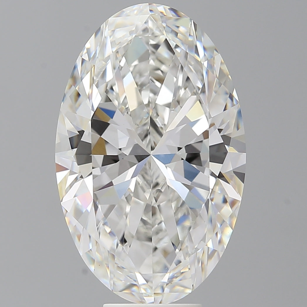 9.01 Carat Oval Shaped, Ideal Cut, F Color, VVS2 Clarity, IGI Certified Lab Grown Diamond