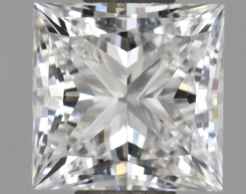 1.12 Carat Princess Shaped, Ideal Cut, E Color, VVS2 Clarity, IGI Certified Lab Grown Diamond
